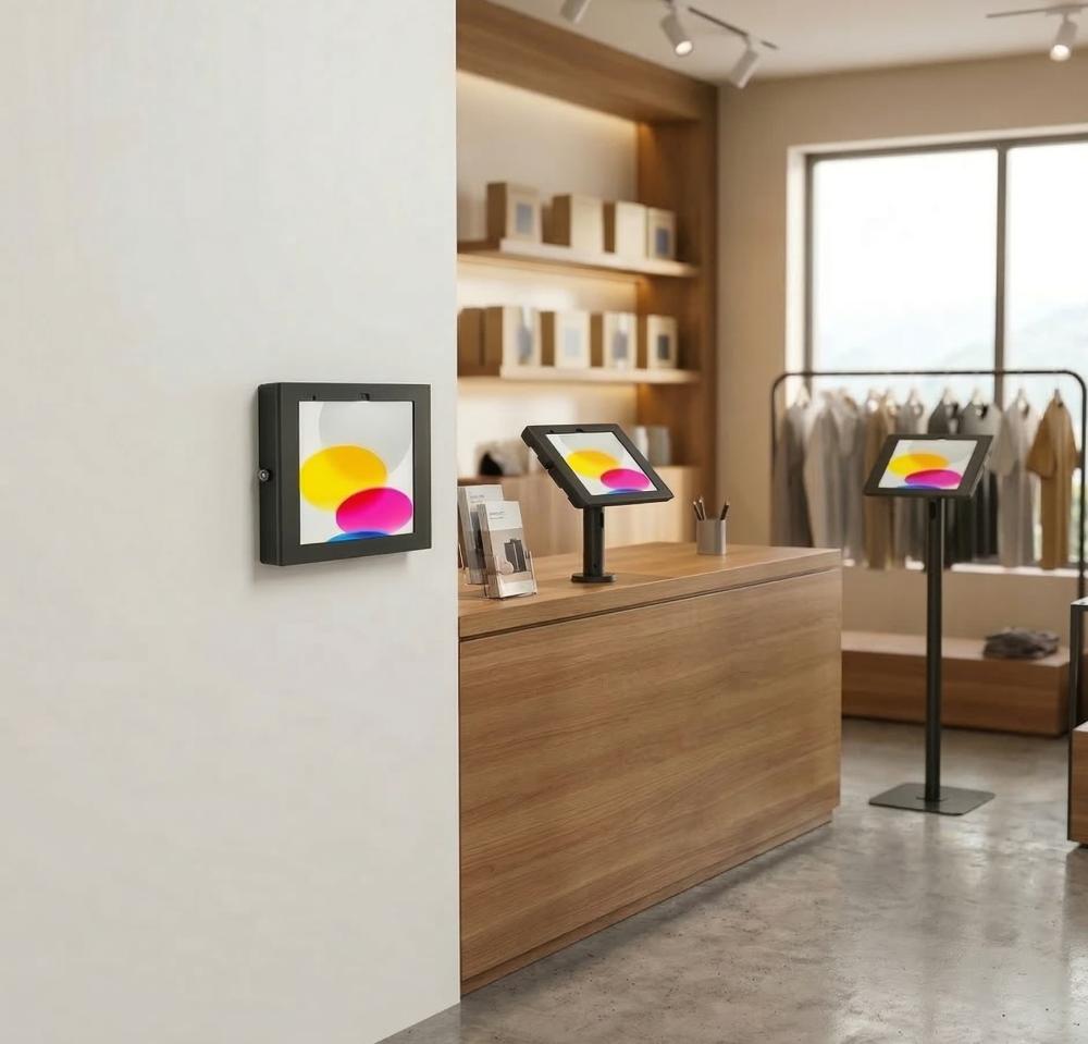Assortiment tablethouders en tabletstandaarden