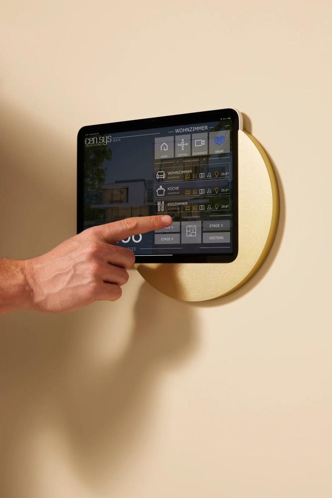 Tablethouder voor Domotica en Smart Home bediening