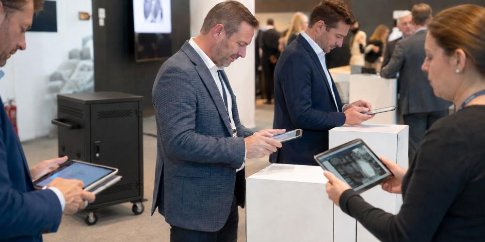 Oplaadkoffer voor demonstraties, beurzen en roadshows