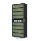 Lockeel wand laadlocker met 9 compartimenten - sleutelslot