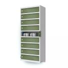 Lockeel wand laadlocker met 9 compartimenten - sleutelslot