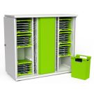 Zioxi iPad oplaadkast met baskets voor 32 iPads - sleutelslot