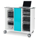 Zioxi laptop USB-C oplaadkar incl. USB-C kabels voor 32 laptops - RFID slot