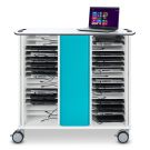 Zioxi laptop USB-C oplaadkar voor 32 laptops - digitaal codeslot