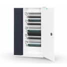 Zioxi tablet wandkast voor 10 tablets - RFID slot