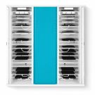 Zioxi OnView iPad Mini USB-C wandkast voor 40 iPad Mini's - sleutelslot