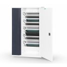 Zioxi tablet USB-C wandkast voor 10 tablets - RFID slot