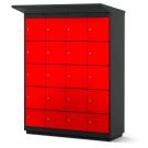 Lockeel fietsaccu laadlocker 16 compartimenten - sleutelslot