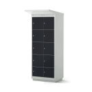 Lockeel fietsaccu laadlocker 8 compartimenten - muntslot