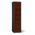 Lockeel accu laadlocker met 6 compartimenten - sleutelslot