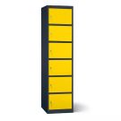 Lockeel accu laadlocker met 6 compartimenten - sleutelslot