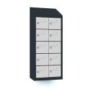 Lockeel telefoonlocker met 10 vakken en dichte deuren - sleutelslot