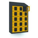 Lockeel telefoonlocker met 15 vakken - sleutelslot