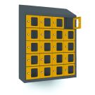 Lockeel telefoonlocker met 20 vakken - sleutelslot