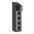 Lockeel telefoonlocker met 5 vakken - sleutelslot
