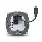 sCharge USB-A inbouwvoeding 12W met micro USB kabel
