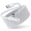 Torvik USB-C naar haakse USB-C 2m oplaad- en datakabel 60W - wit