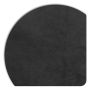Detailweergave van het zwarte Displine Alcantara® inlegpaneel met een afgeronde hoek.