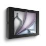 Zijaanzicht van de Compulocks Apex wandhouder voor iPad Air 11 inch, zwart, met een duidelijke weergave van de bevestigingsdetails.