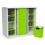 Zioxi iPad oplaadkast met baskets voor 32 iPads - sleutelslot