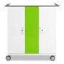 Zioxi netwerk USB-C iPad oplaadkar met baskets incl. USB-C kabels voor 32 iPads - sleutelslot