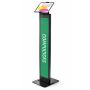 Compulocks BrandMe Cling vloerstandaard voor tablets tussen 7.9 en 13 inch - zwart