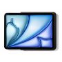 Zijaanzicht van de Displine Dame Wall Home 2.0 wandhouder met een iPad Air 11 inch, zwart gemonteerd aan de muur.
