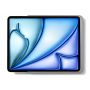 Detailweergave van de Displine Dame Wall Home 2.0 wandhouder met een iPad Air 13 inch, benadrukt de titanium afwerking en het elegante ontwerp.