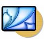 Detailweergave van de Displine Moonlight wandhouder in goud met een iPad Air 10.9 inch, met een focus op de unieke kleur en textuur.