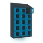 Lockeel telefoonlocker met 15 vakken - sleutelslot