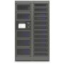 Power Technologies PT-PRO-17 Modulaire oplaadlocker met UI & bediening – 5 grote & 12 kleine compartimenten
