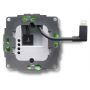 Detailweergave van de Smart Things sCharge USB-A inbouwvoeding met Lightning kabel, met zichtbare aansluitingen en bevestigingspunten.
