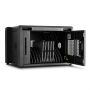 Open Formcase TransformerBox T12-PD Perf. Plus met zichtbare oplaadcompartimenten voor 12 apparaten.