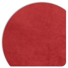 Detailweergave van het rode Displine Alcantara® inlegpaneel met een zachte textuur en afgeronde hoeken.