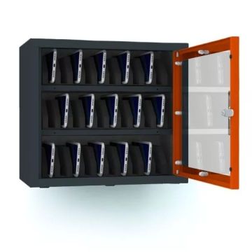 Lockeel telefoon opbergkast voor 30 telefoons - sleutelslot