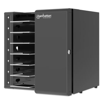 Manhattan USB-C oplaadkast voor 7 apparaten tot 16 inch