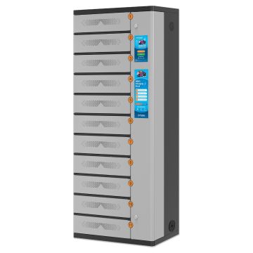 Manhattan USB-C oplaadlocker voor 11 apparaten tot 17.3 inch
