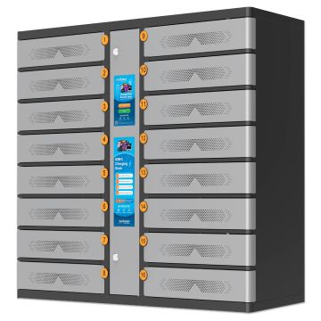 Manhattan USB-C oplaadlocker voor 16 apparaten tot 17.3 inch