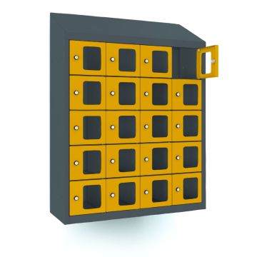 Lockeel telefoonlocker met 20 vakken - sleutelslot