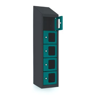 Lockeel telefoonlocker met 5 vakken - sleutelslot