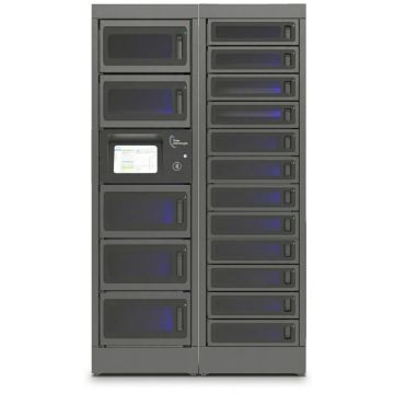 Power Technologies PT-PRO-17 Modulaire oplaadlocker met UI & bediening – 5 grote & 12 kleine compartimenten