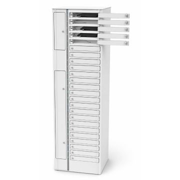 Zioxi Chromebook oplaadlocker voor 24 Chromebooks - sleutelslot