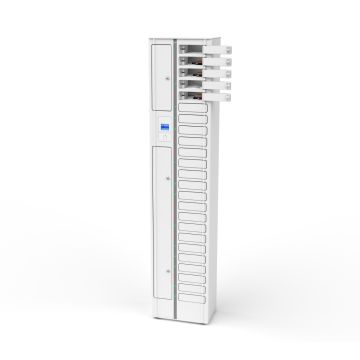 Zioxi onView smartphone USB-A oplaadlocker incl. 3-in-1 USB-A kabels voor 24 smartphones - Hybride RFID