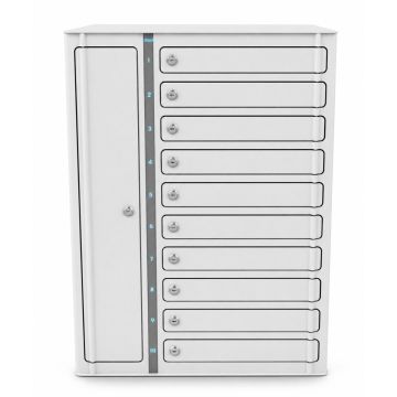 Zioxi iPad/tablet USB-C oplaadlocker voor 10 iPads/tablets - sleutelslot