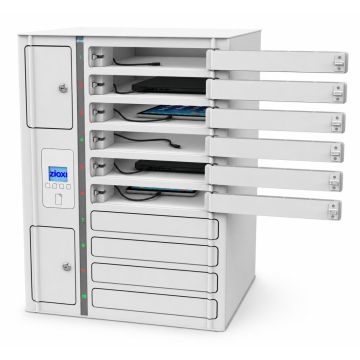Zioxi onView iPad/tablet USB-C oplaadlocker voor 10 iPads/tablets - MiFare RFID